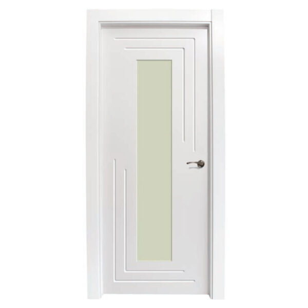 Puertas Lacadas Blancas de Interiores Mod. 4 Rayas