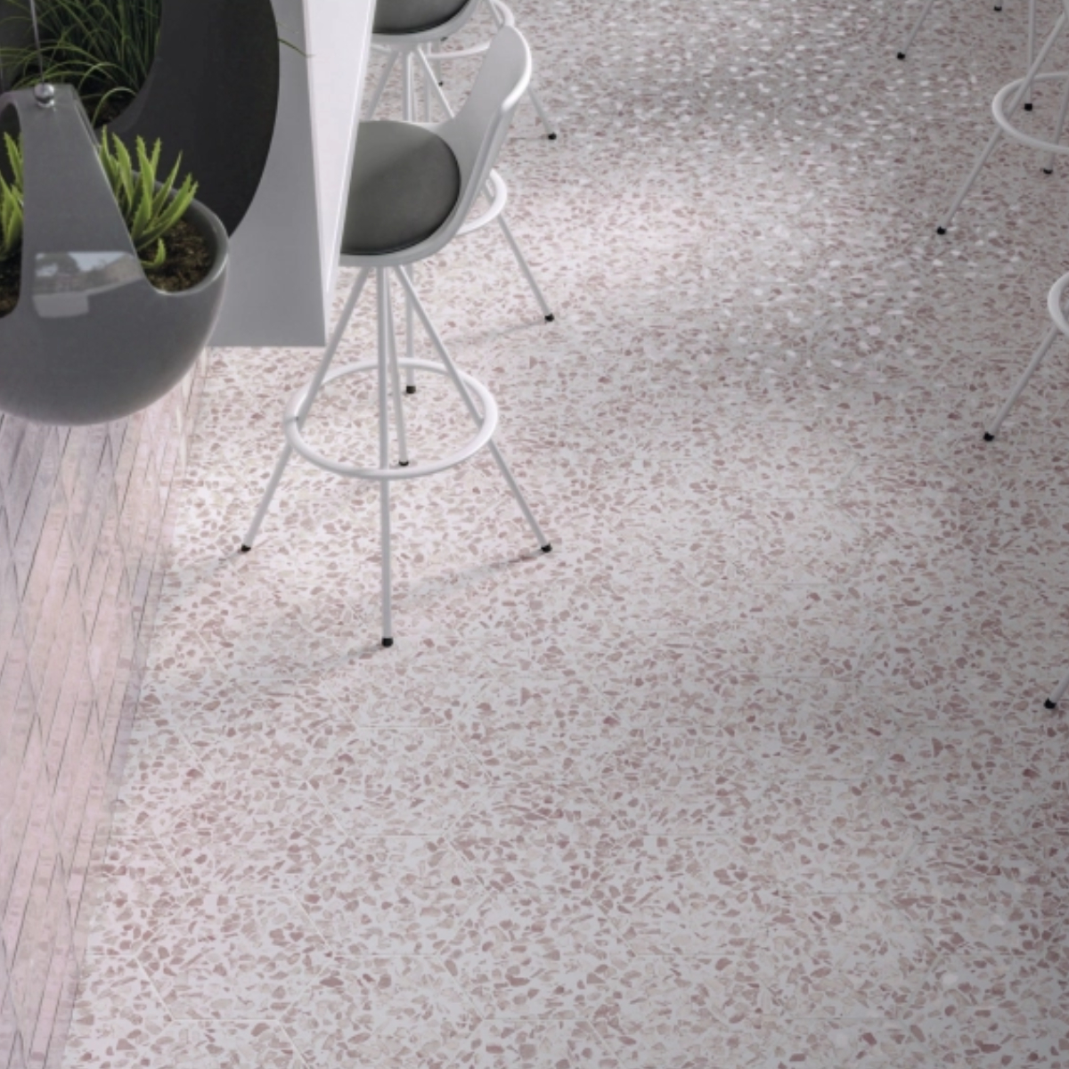 riazza hex pink mate 23x27 ambiente